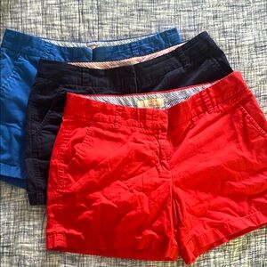 Stylish Women's Shorts - Red, Navy, Blue